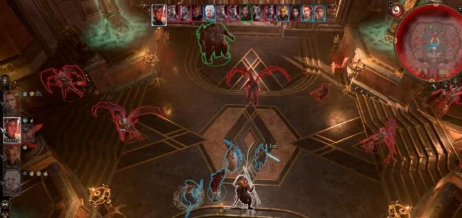 《博德之门3》玩家游戏战斗画面