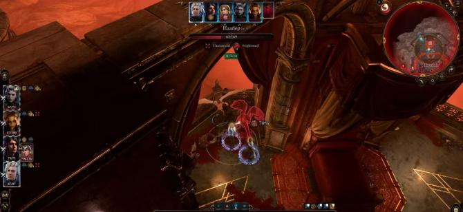 《博德之门3》玩家游戏战斗画面