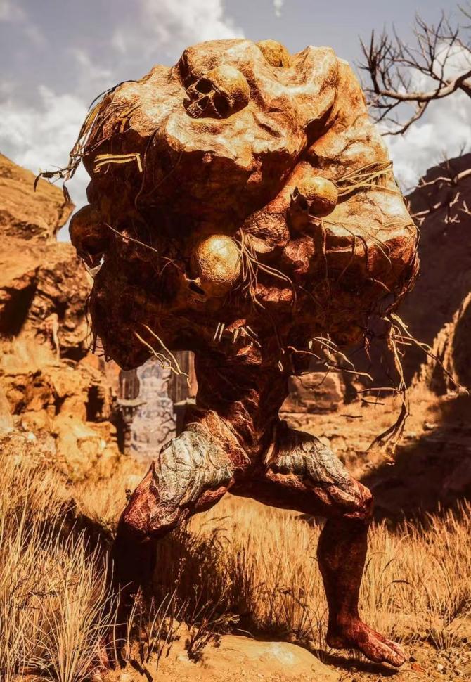 《黑神话:悟空》抗石小妖