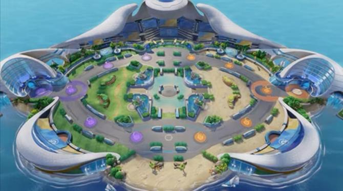 对战战场示意图