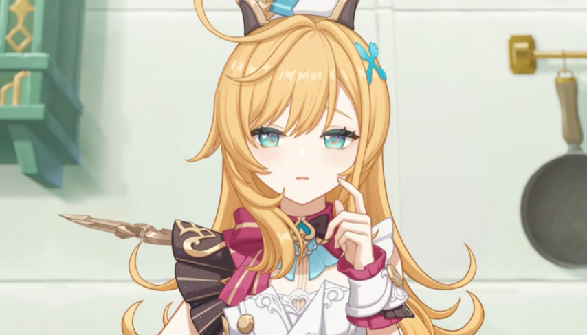 原神："冰系五星厨师"爱可菲，最让人眼前一亮的新角色！