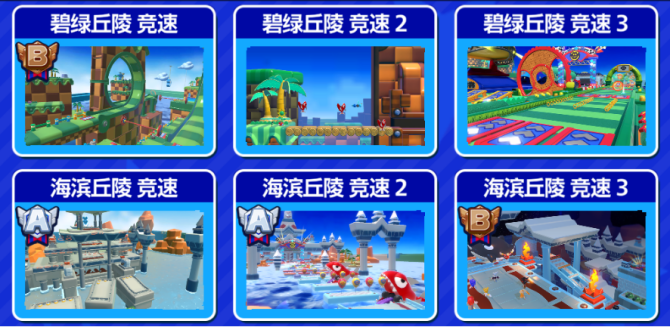 《索尼克大乱斗》地图